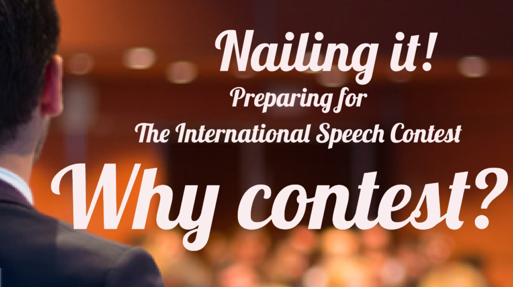 Preparing for International Speech Contest